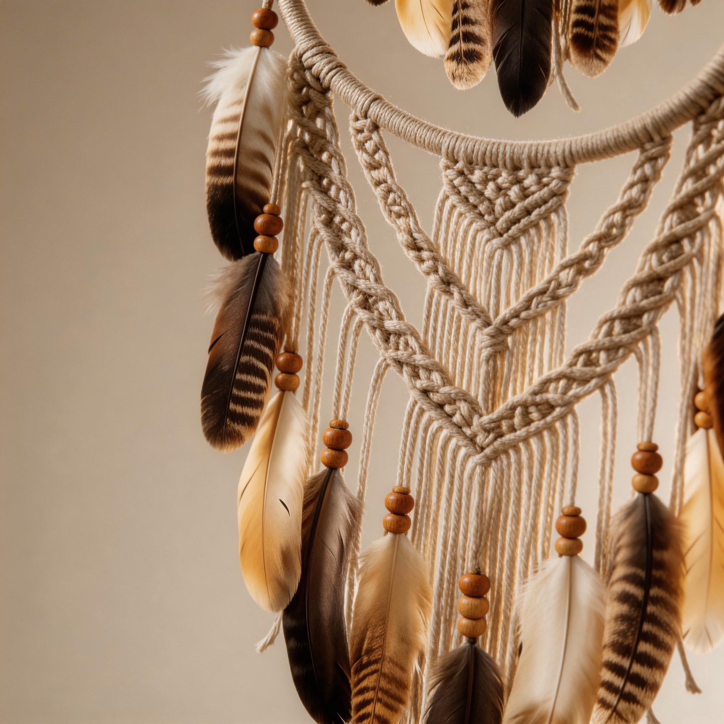 Gift-Worthy | Feather Cotton Dreamcatcher | Boho Spiritual Charm