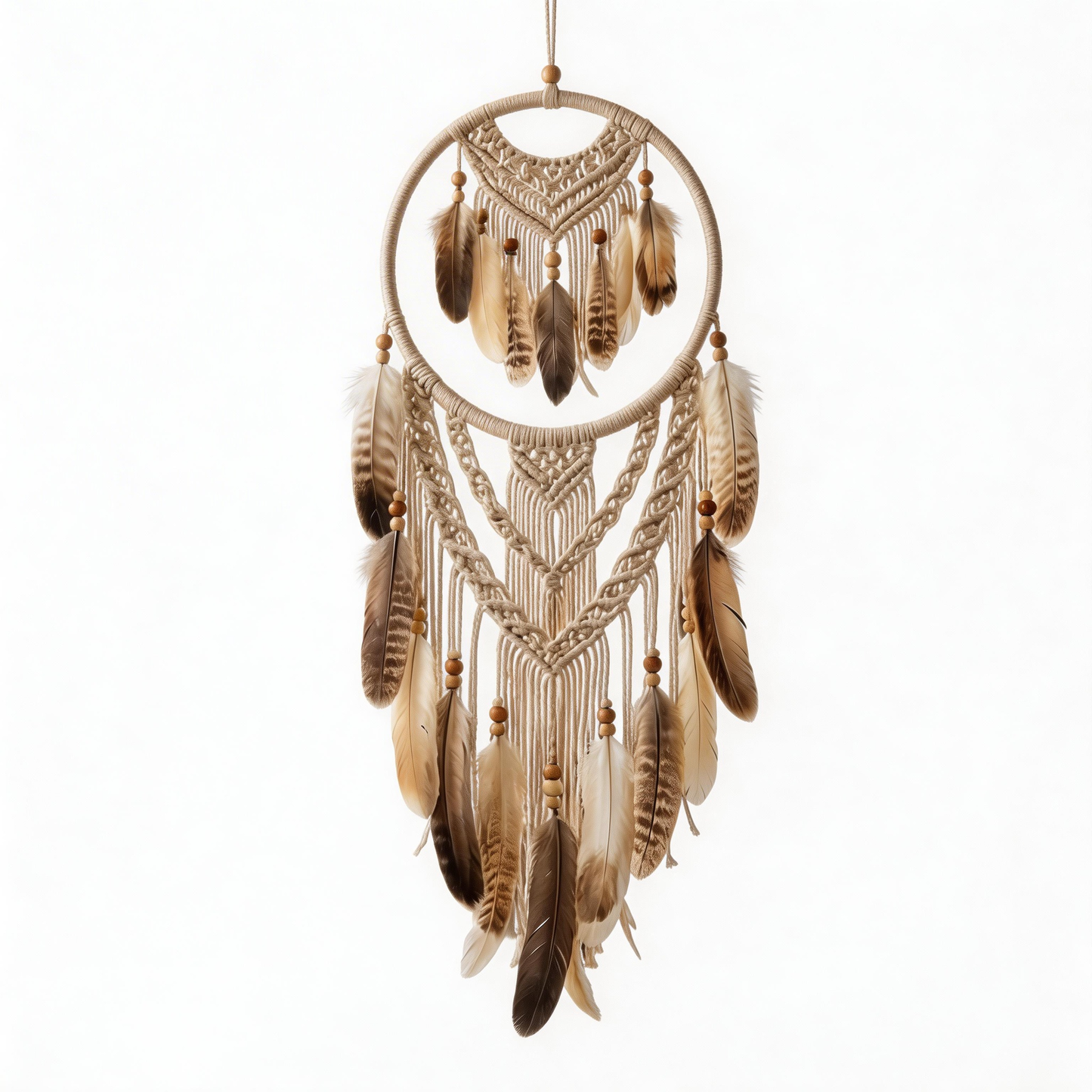 Gift-Worthy | Feather Cotton Dreamcatcher | Boho Spiritual Charm