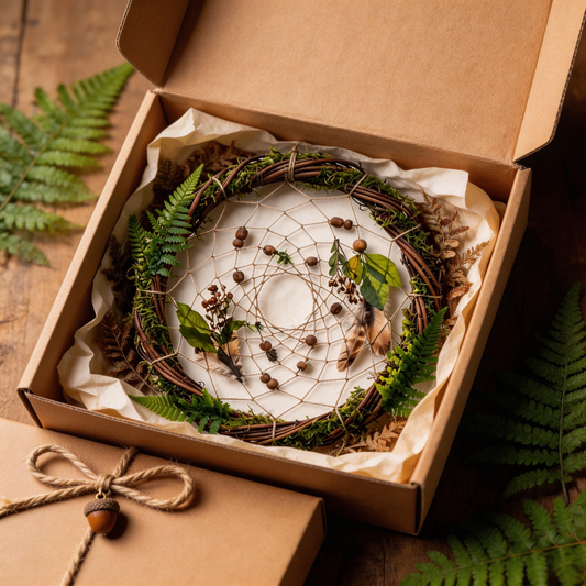 Nature-Inspired | Handwoven Vine Dreamcatcher | Rustic Woodland Charm